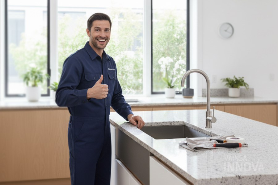 instalación de griferias